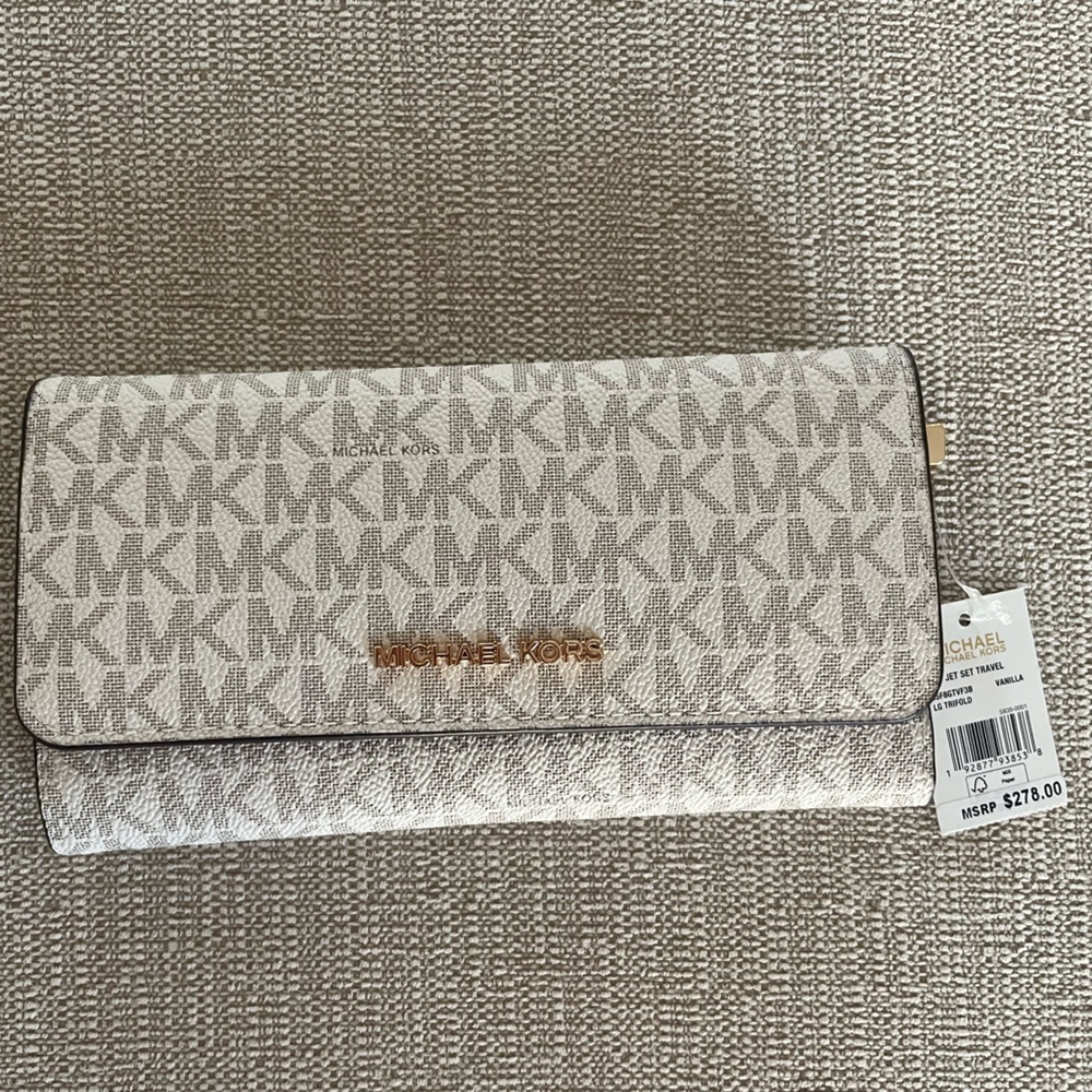Michael Michael Kors Jet Set Large Trifold Wallet